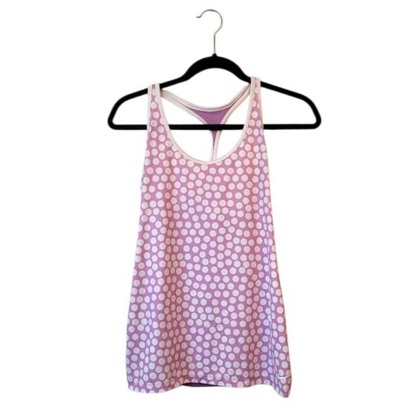 Nike Dri-Fit Women's Light Purple Polka Dot Tank Top Size S - Picture 1 of 6